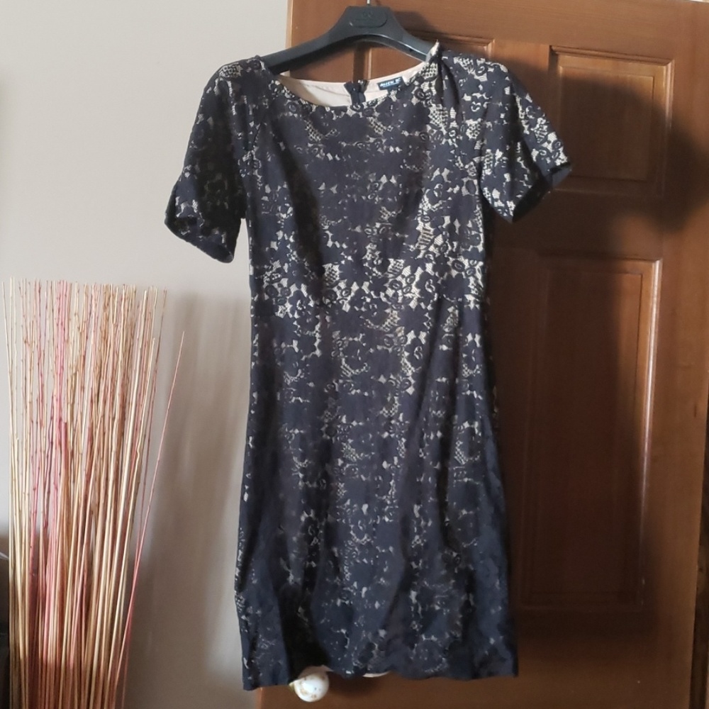 Black lace dress